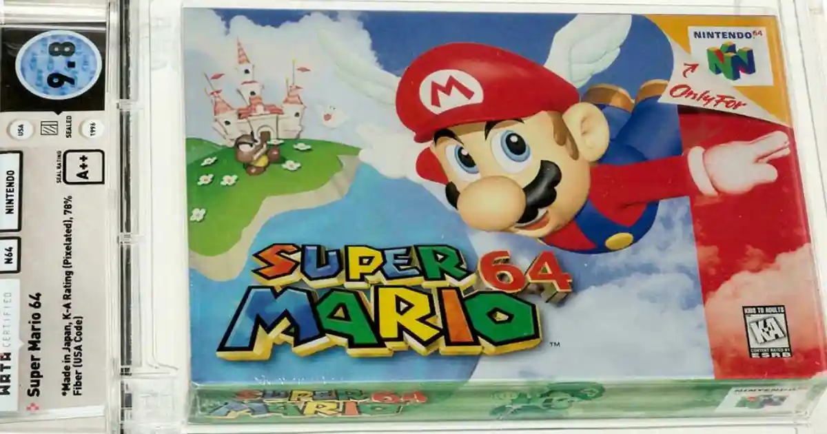 subasta Super Mario