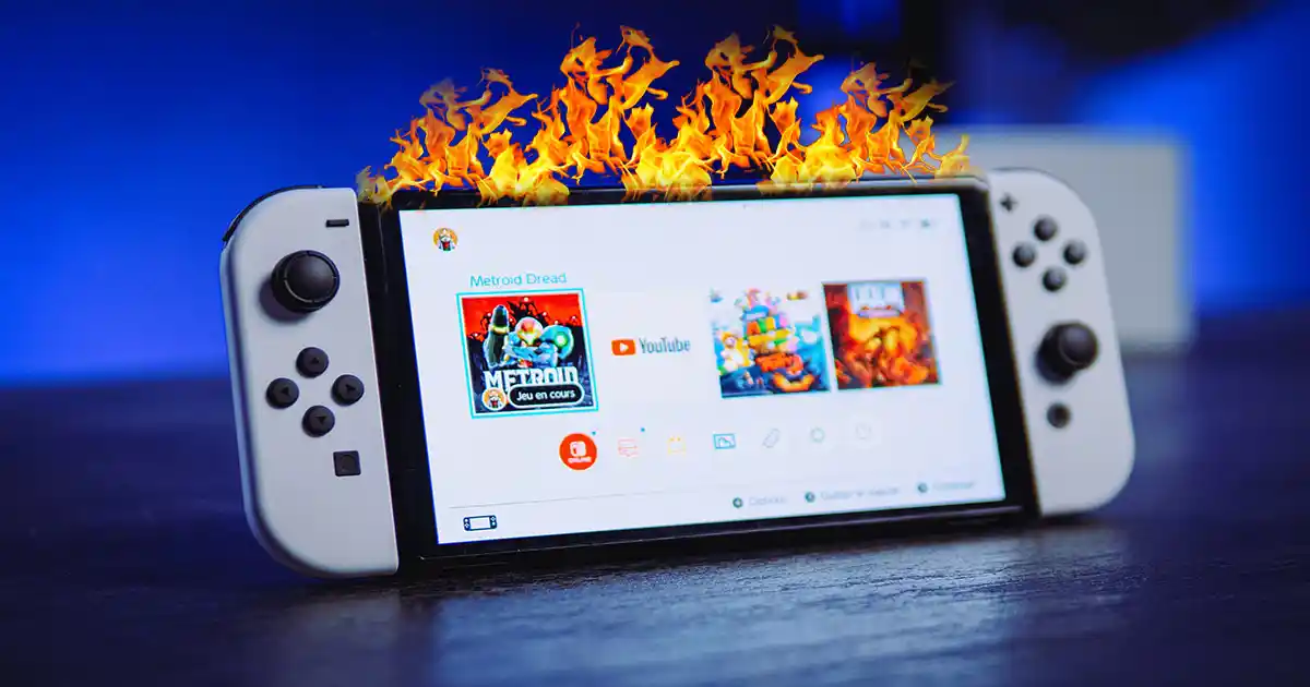Switch Oled pantalla a prueba