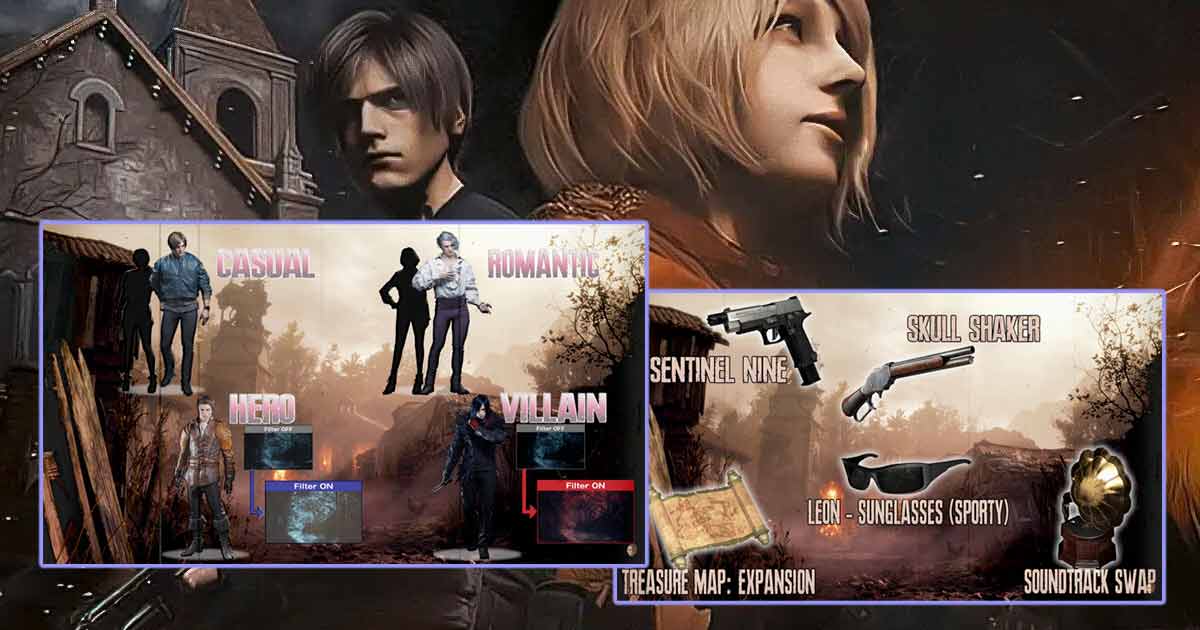 Esto incluirán las ediciones estándar y Deluxe de Resident Evil 4