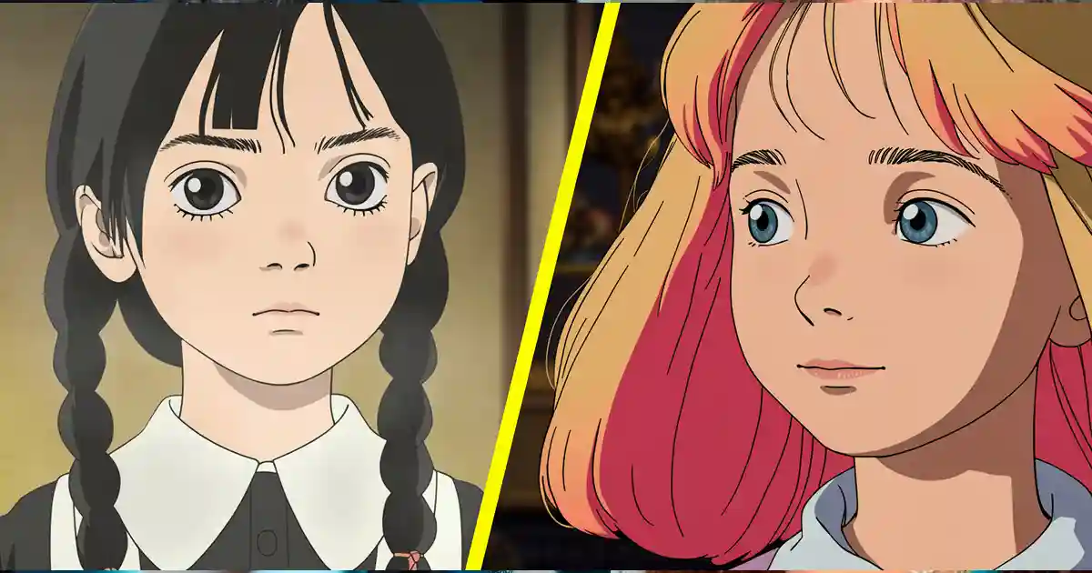 Merlina estilo Ghibli