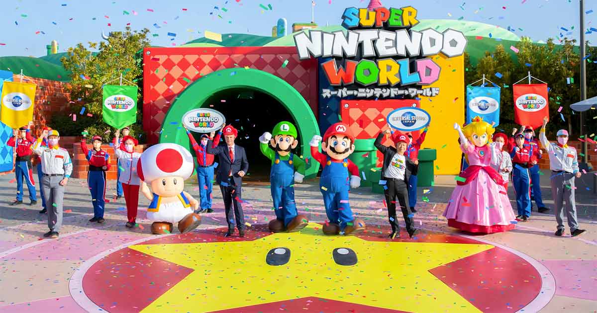 Asi es el Super Nintendo World [ Recorrido Virtual ]