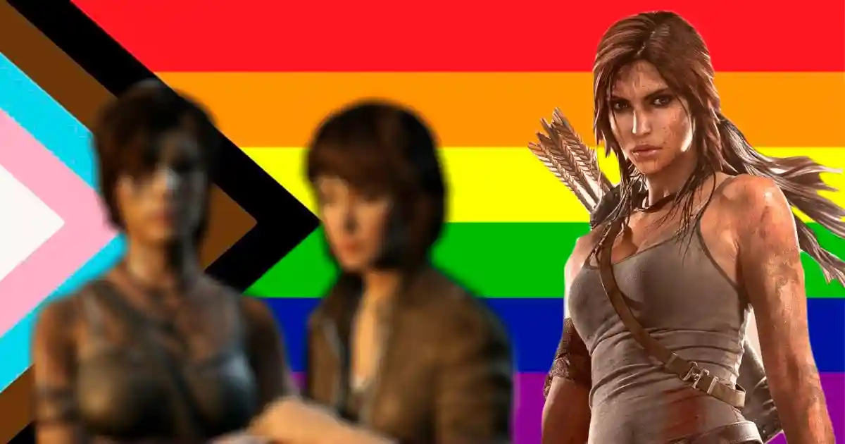 Lara Croft Lesbiana